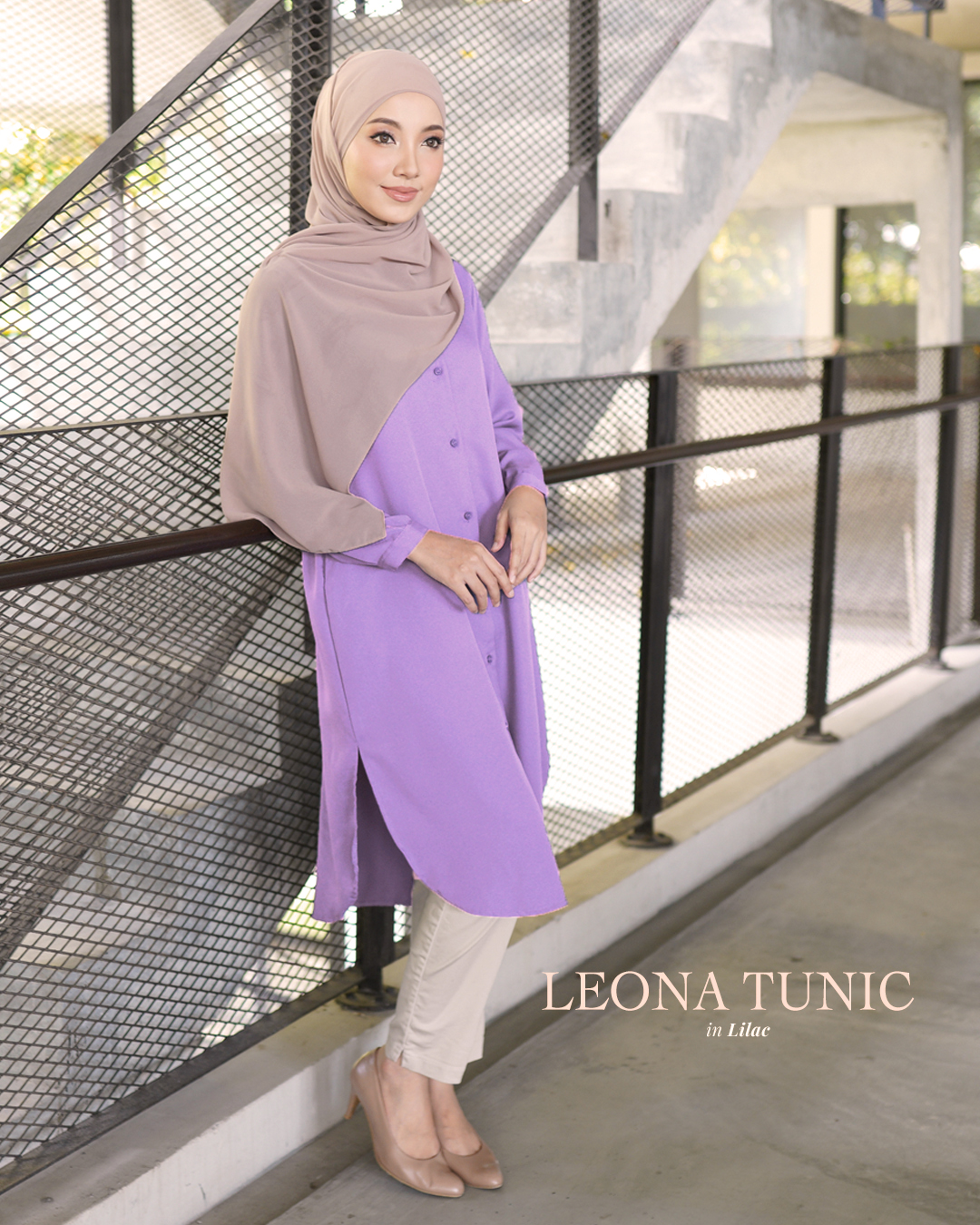 Leona Tunic in Lilac