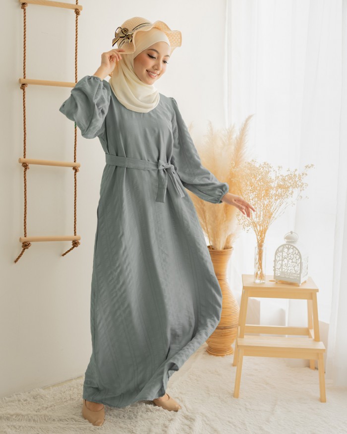 Aara Dress in Dusty Grey