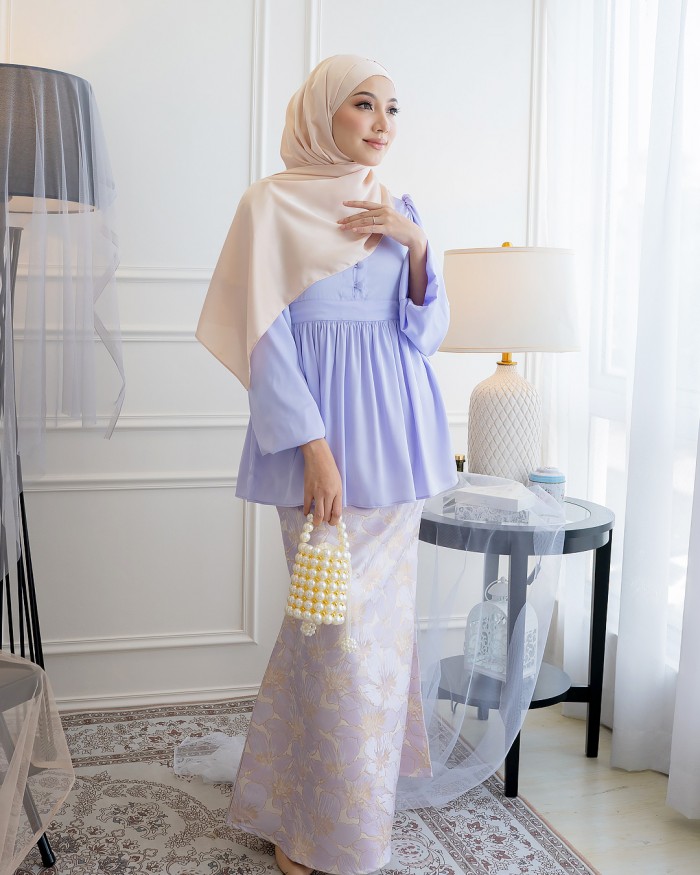 [Ltd. Ed] Regina Peplum in Lavender