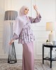 [Ltd. Ed] Thalia Peplum in Dusty Pink